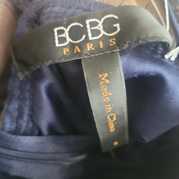 BCBG Paris NWT size 0 Lily Blue Night Dress - Picture 8 of 9